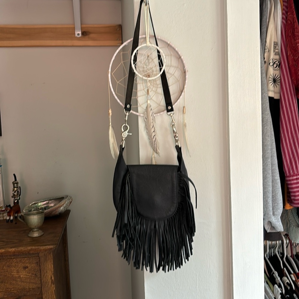 Black fringe purse!